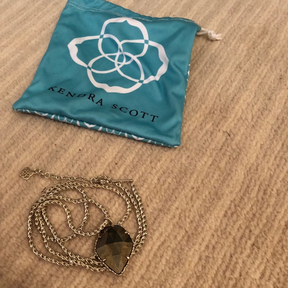Kendra Scott Pyrite & Gold Corley Necklace